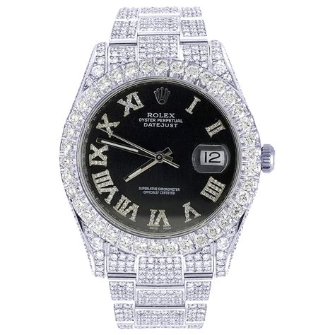 rolex diamant noir